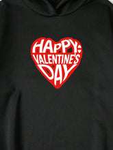 Women's Casual Simple Heart & Letter Print Hoodie And Loose Jogger Pants Two Piece Set For Spring And Autumn